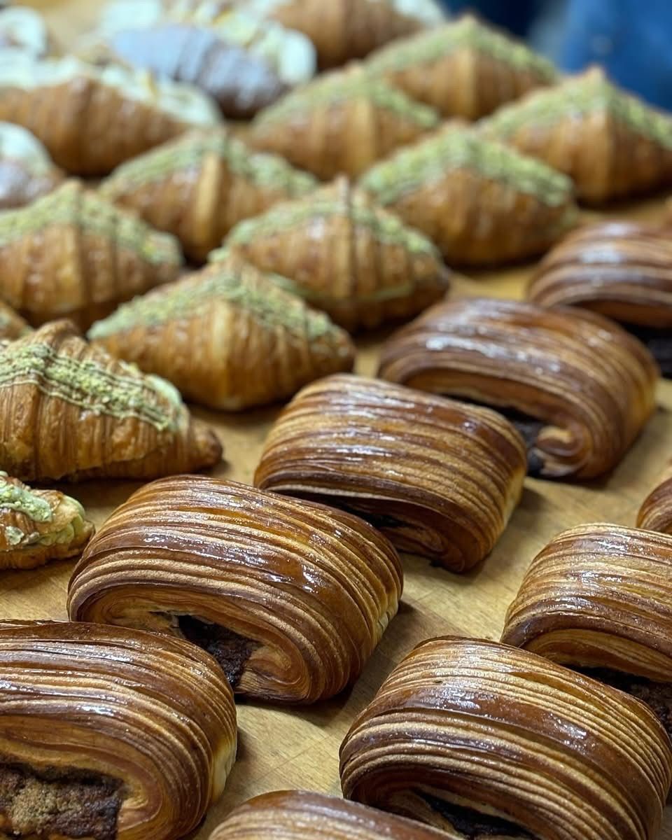 Vajas leveles t\u00e9szta, croissant workshop