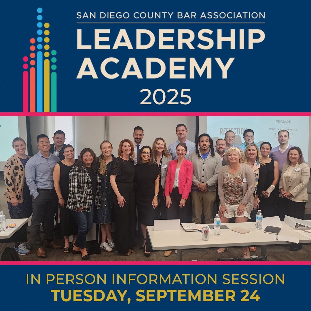 2025 Leadership Academy Information Session #1 (IN-PERSON)