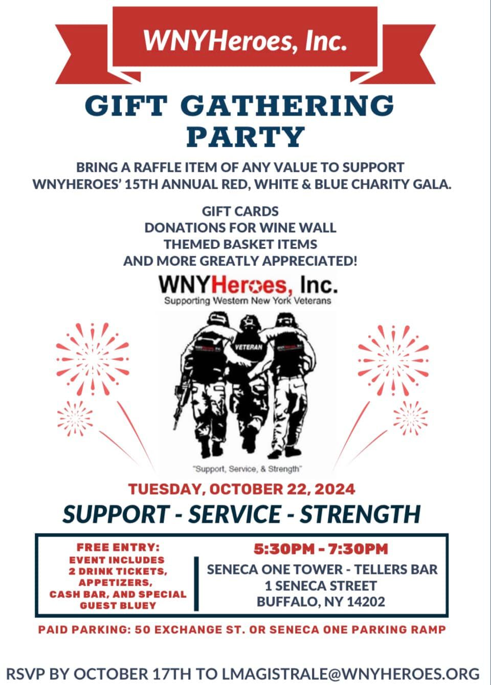 WNYHeroes, Inc. GIFT GATHERING PARTY