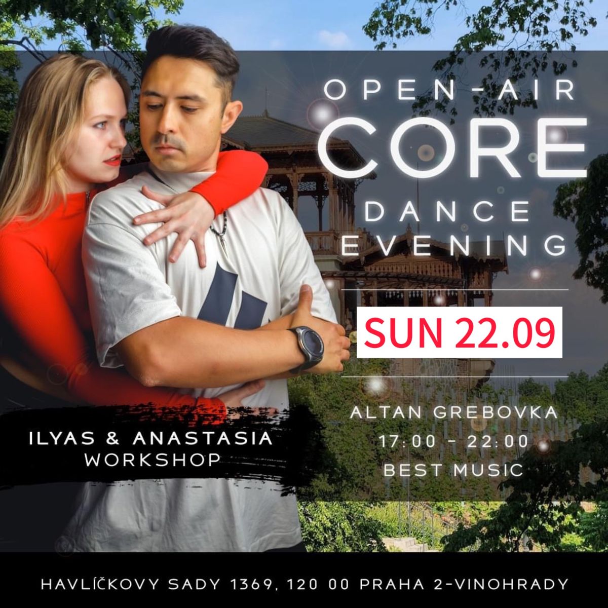 Last edition in 2024 - CORE OPEN-AIR DANCE EVENING in Altan Grebovka \u2600\ufe0f\ud83c\udf47\ud83c\udf77