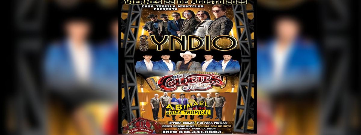 GRUPO YNDIO, LOS CADETES DE AVILEZ & MAS in Canoga Park