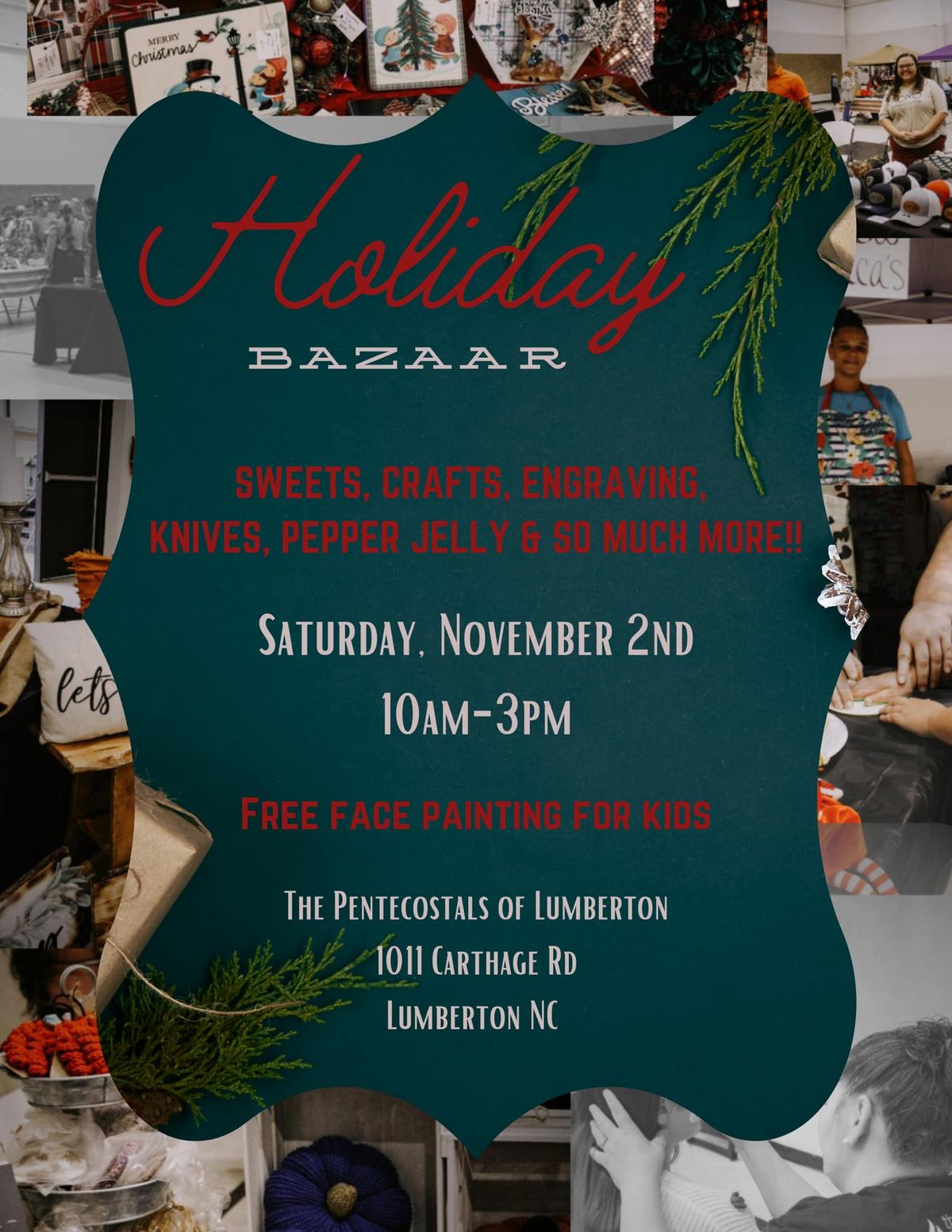 Holiday Bazaar Sale! Crafts, DIY, Food, Drinks, and much MORE!!