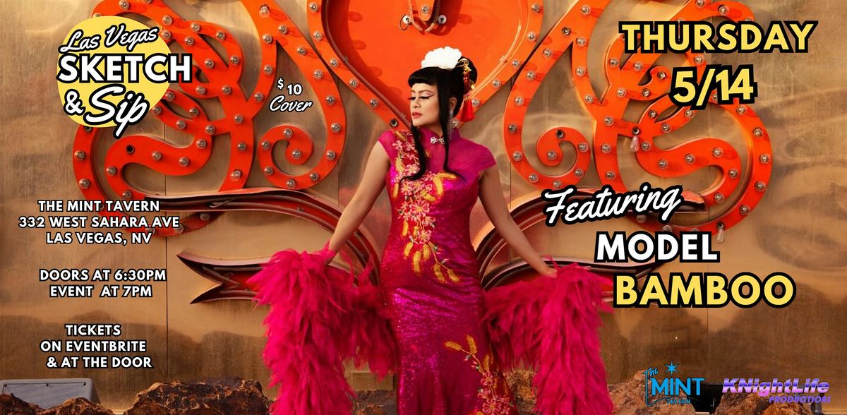 Las Vegas Sketch & Sip with Live Modeling by BAMBOO!