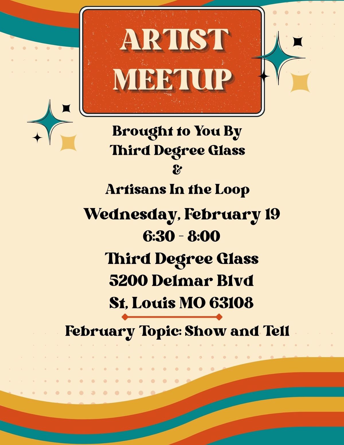 February Artist Meet Up