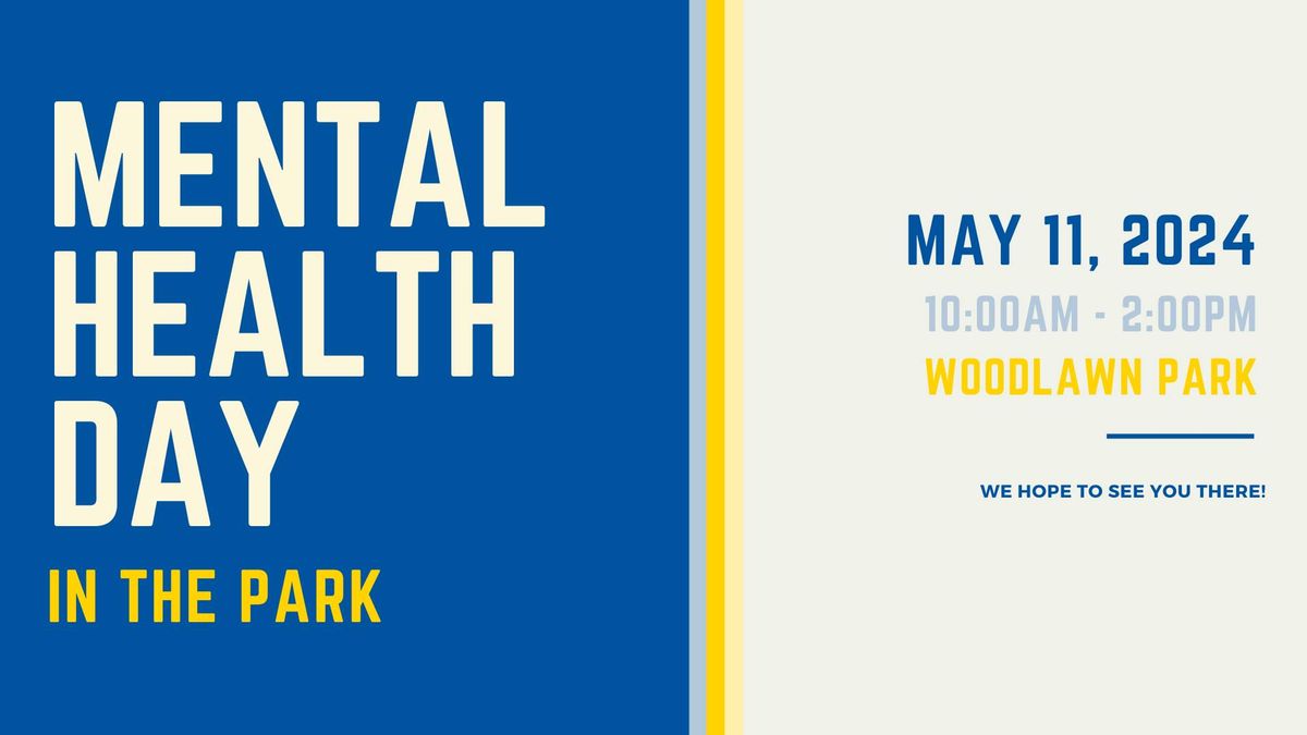 Mental Health Day In The Park