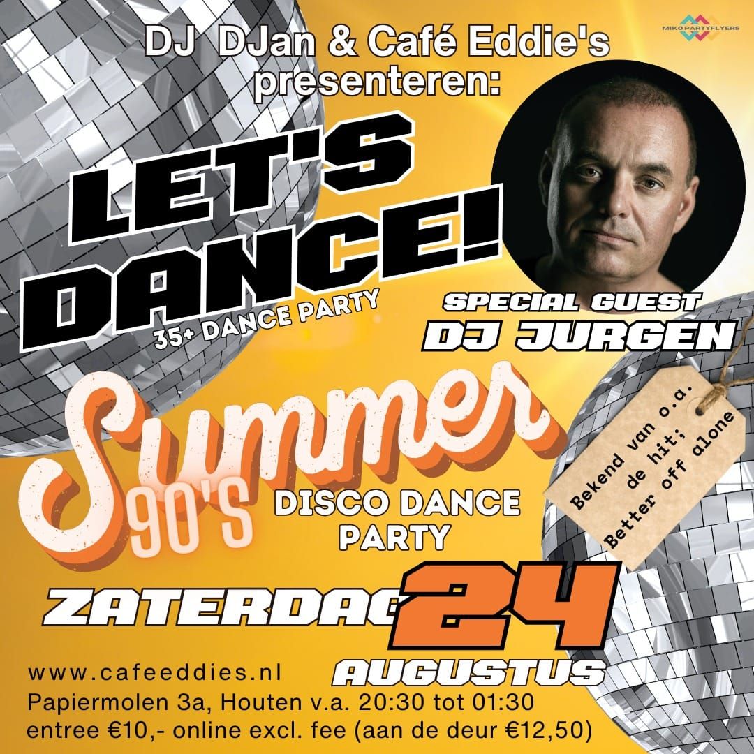 Let's Dance! 90's Summer Disco Dance Party met special guest DJ Jurgen