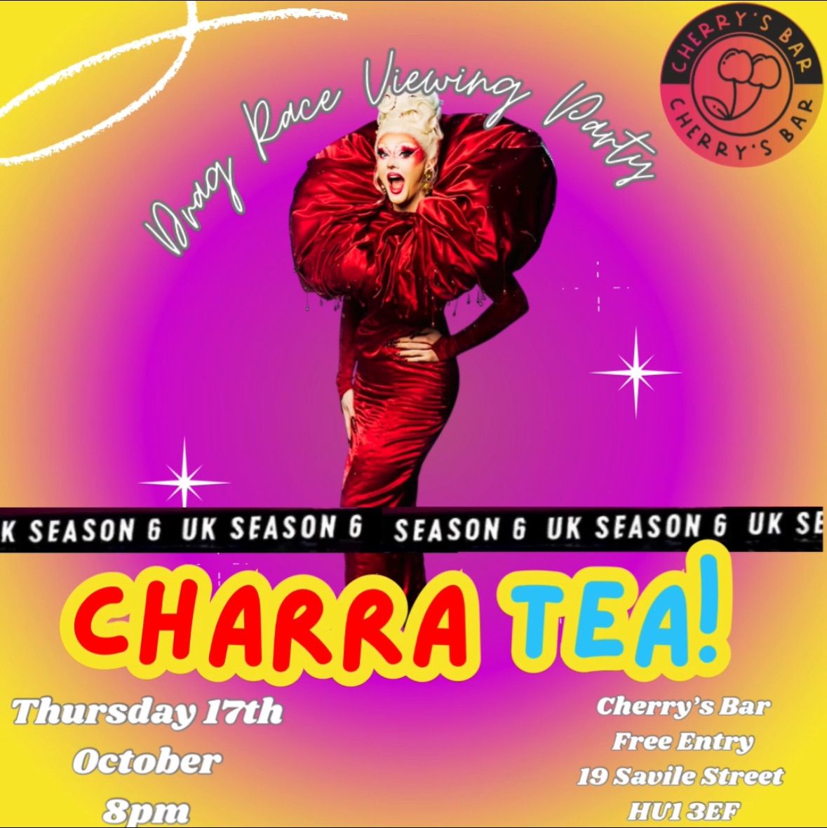 Charra Tea! \ud83d\udc9b\ud83d\udc99\u2764\ufe0f