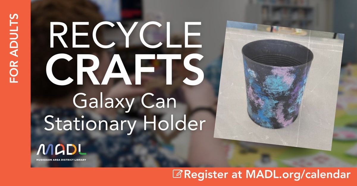 Recycle Crafts: Galaxy Can Stationary Holder