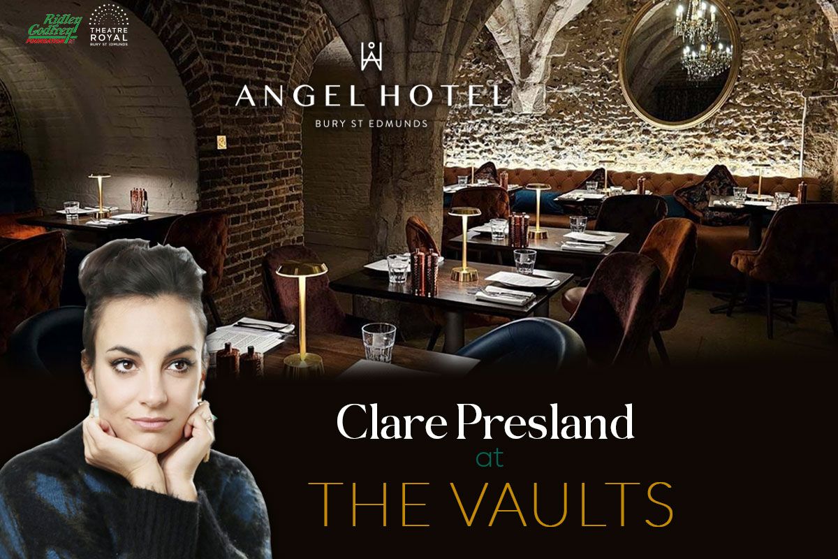 Dinner in the Vaults at The Angel Hotel with Clare Presland