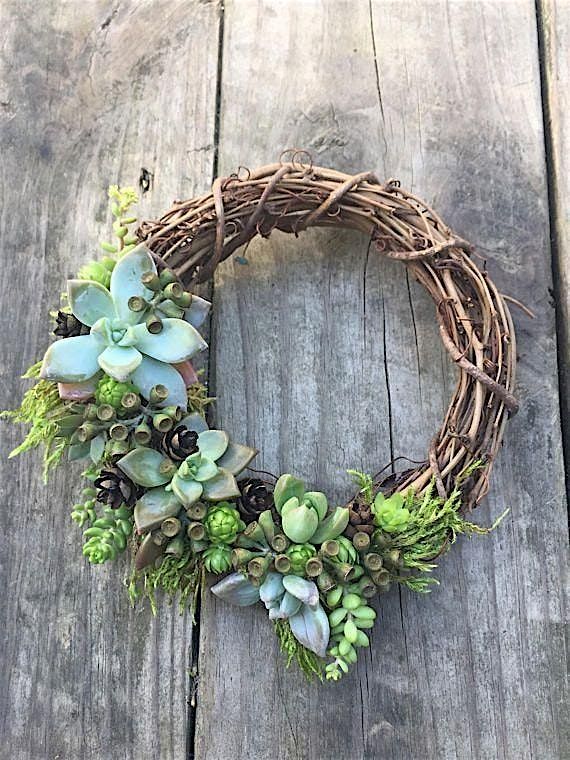 Succulent Wreath Making Class