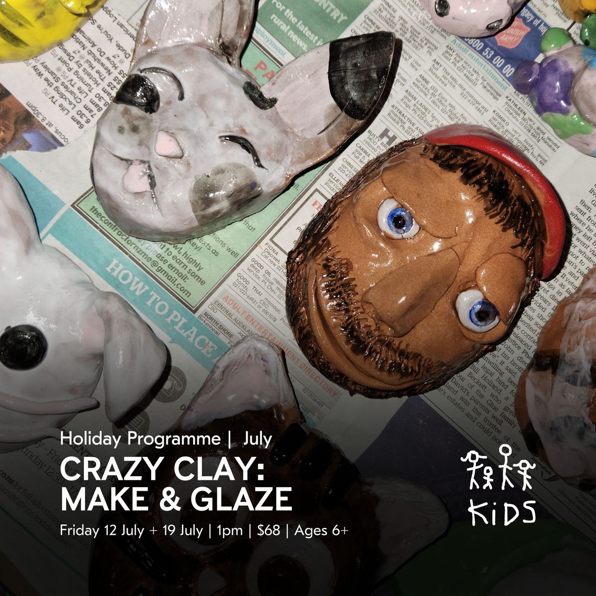 CRAZY CLAY: MAKE & GLAZE | Holiday Programme @ UXBRIDGE