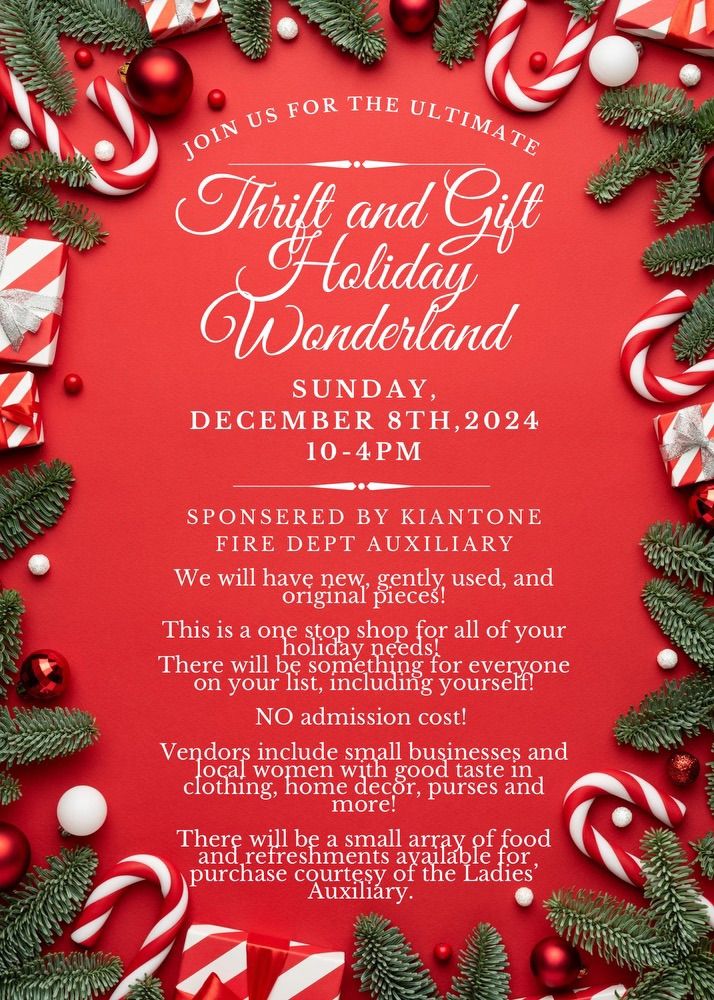 2nd Annual Thrift & Gift Holiday Wonderland