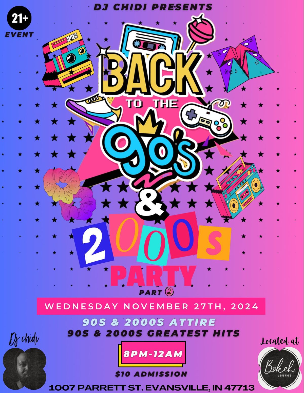 90's & 2000's Thanksgiving Eve Party at Bokeh Lounge