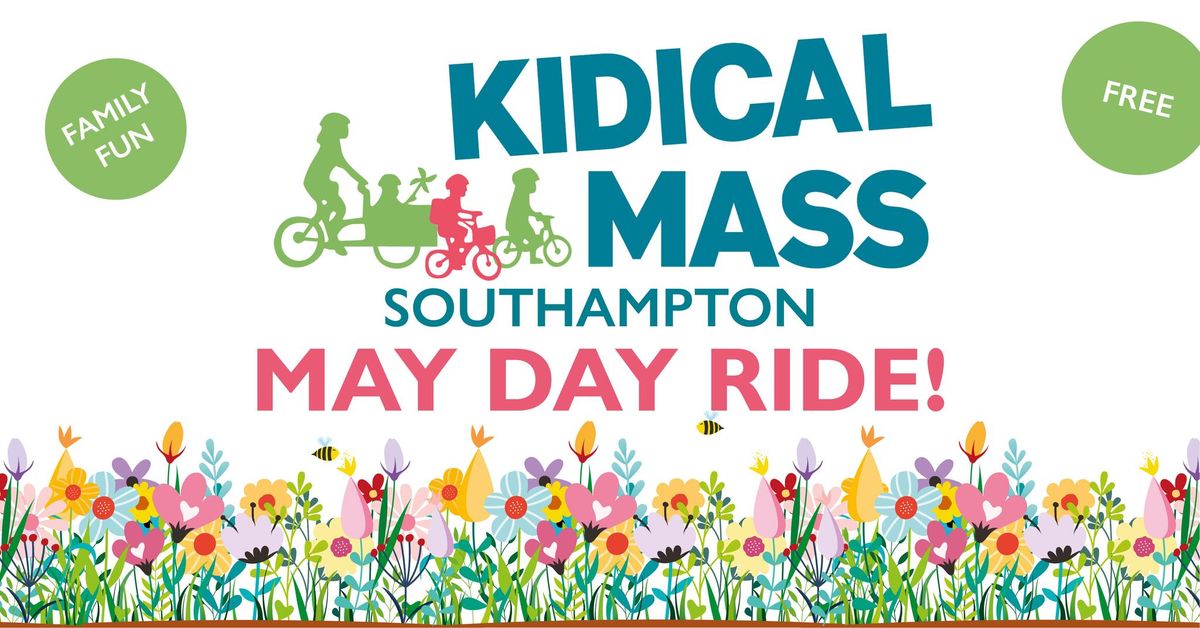 Kidical Mass Southampton - May Day Ride 2024