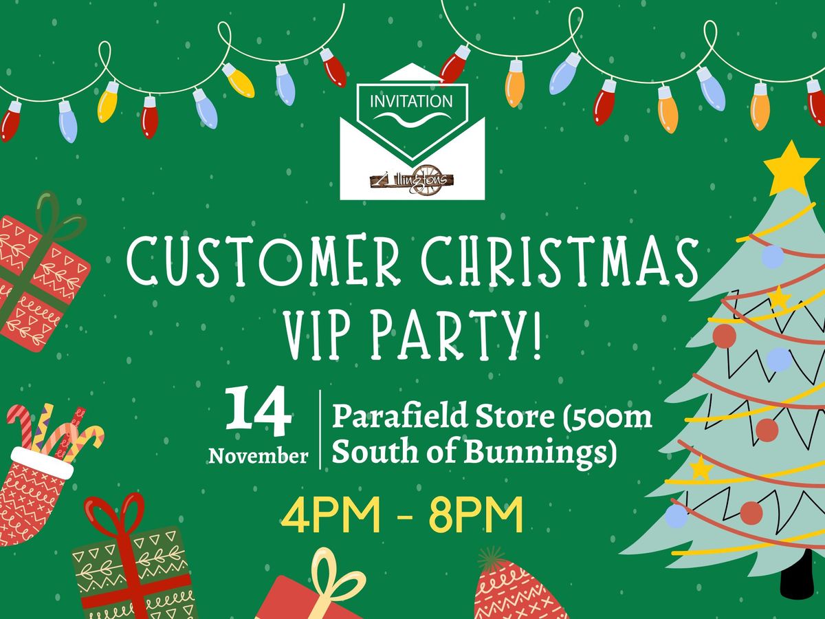 Christmas VIP Customer Party \ud83c\udf89