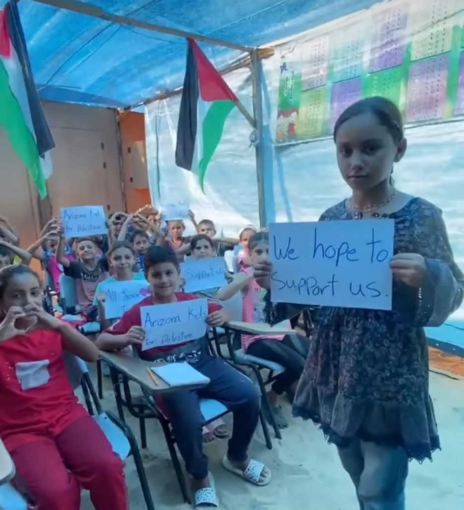 FUNDRAISER FOR THE EDUCATIONAL TENTS PROJECT IN GAZA