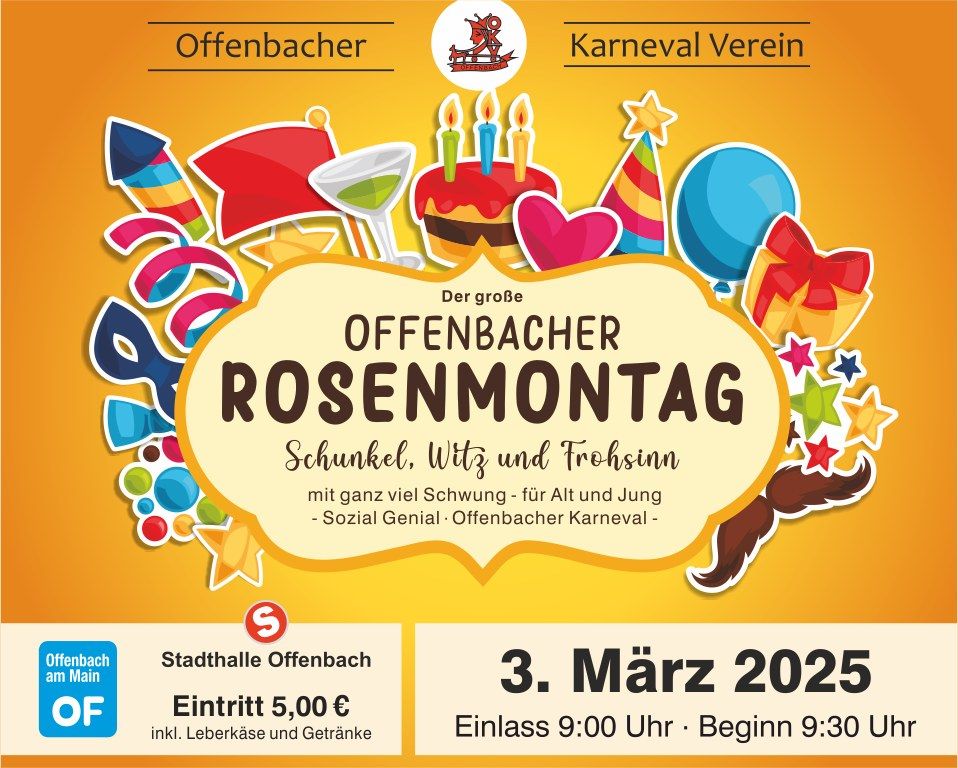 Der gro\u00dfe Offenbacher Rosenmontag 