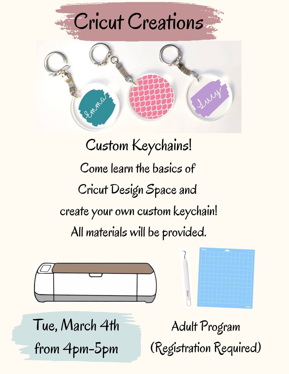 Cricut Creations: Custom Keychains!