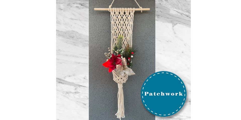 Macrame Patchwork Patchwork Presents Macrame Holiday Plant Wrap Craft Workshop, The ...