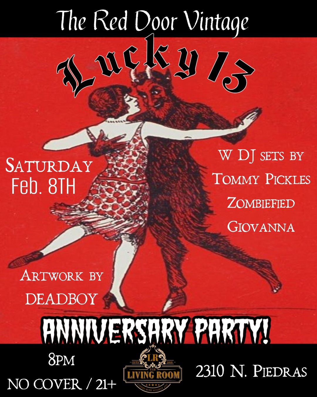 Lucky 13 ANNIVERSARY PARTY!