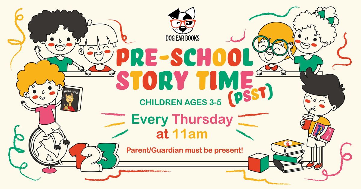 PSST! Preschool Story Time with Miss Pat! 