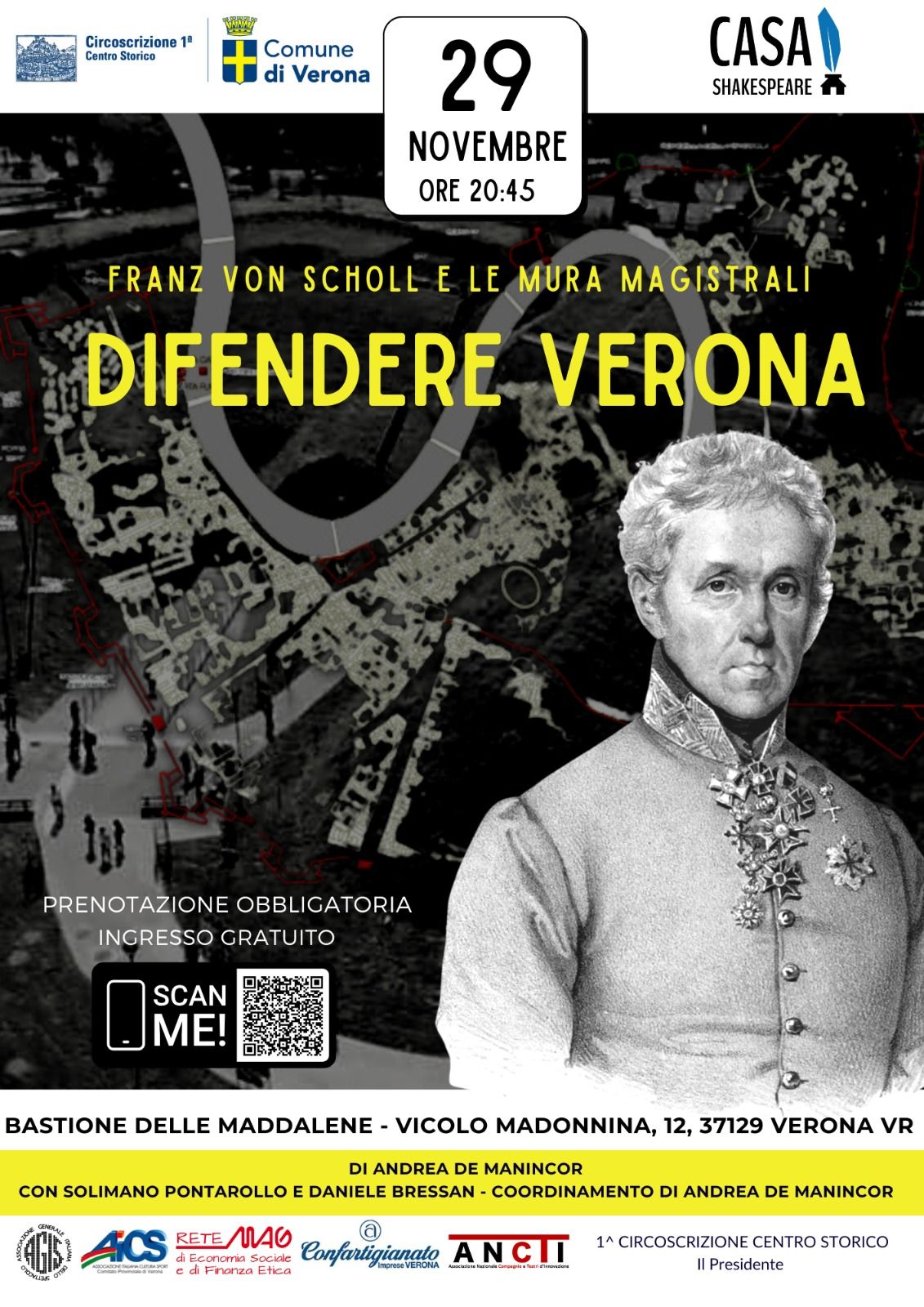 Difendere Verona - Franz Von Scholl e le Mura Magistrali di Verona