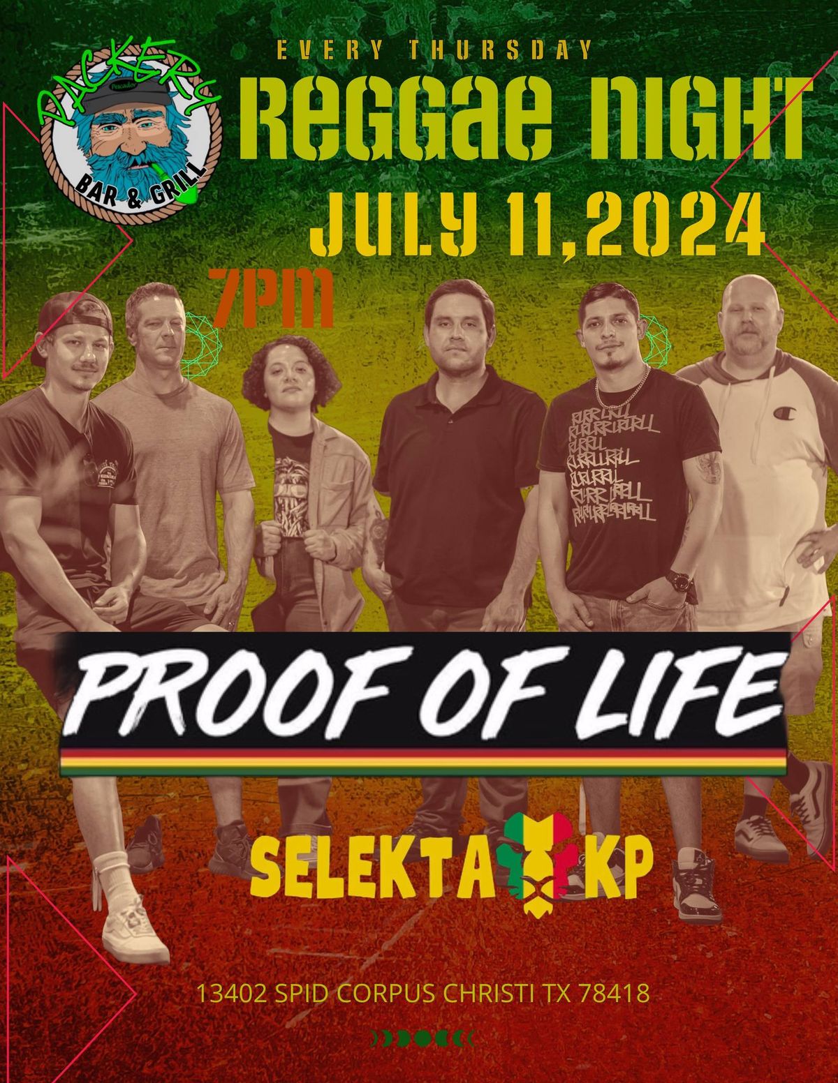 Reggae Night w\/ Proof Of Life!