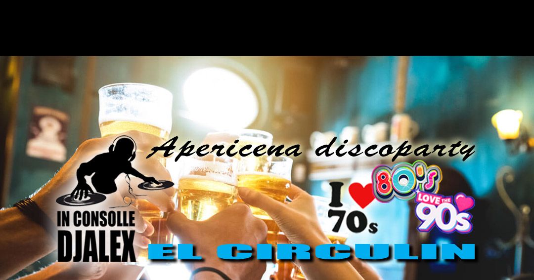 Apericena Discoparty 70\/80\/90