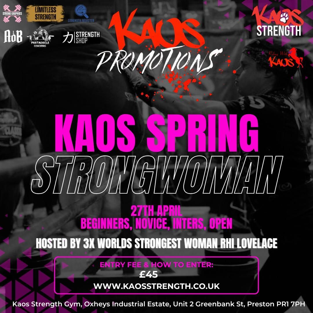 Kaos Spring Strongwoman Comp