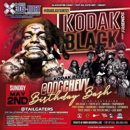 Kodak Black & Friends \/\/ Jacksonville, FL \/\/ May 2nd