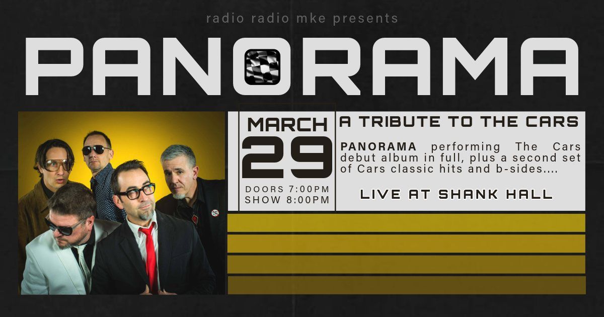 Panorama - Tribute to The Cars - Live at Shank Hall