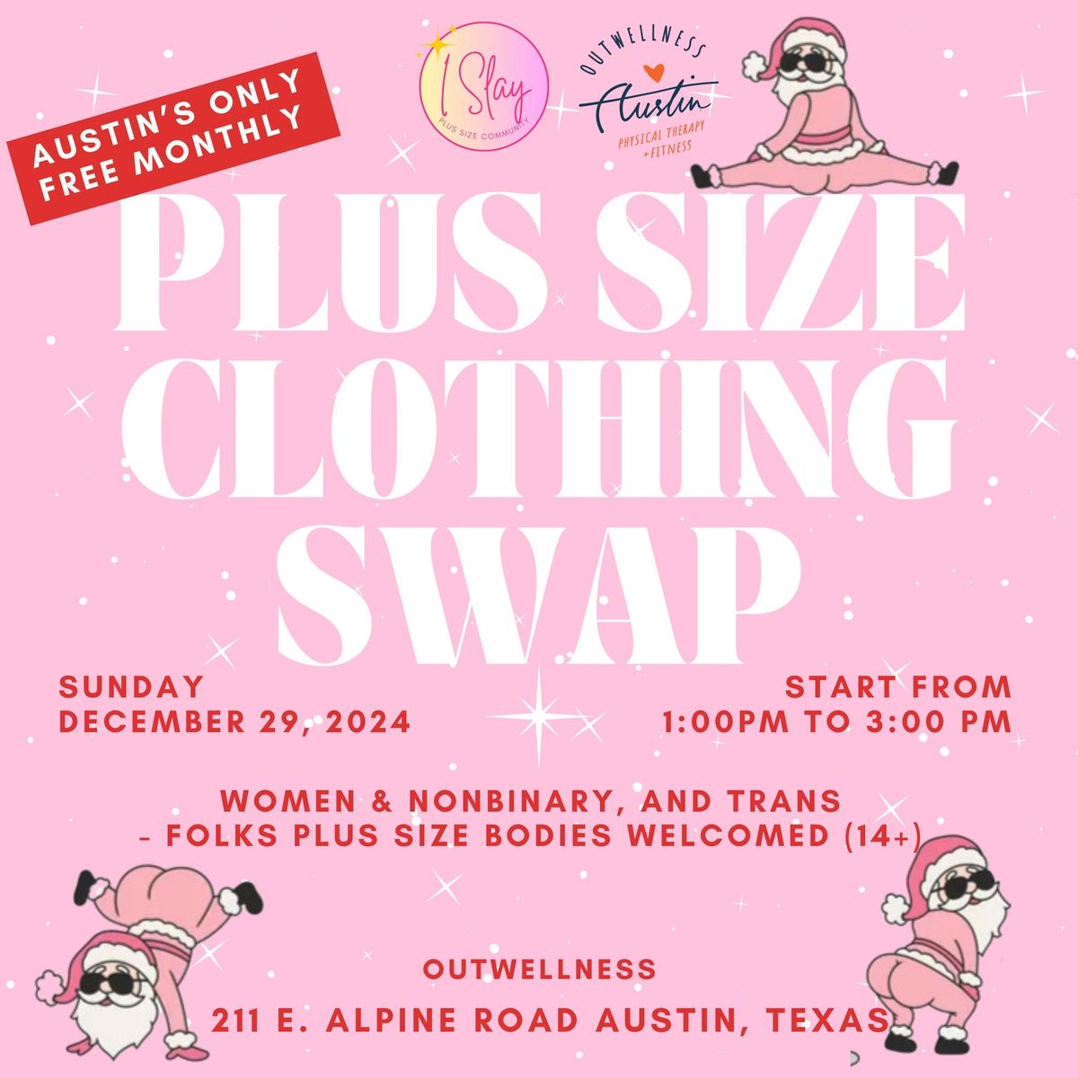 I Slay x Outwellness Free Plus Size Clothing Swap