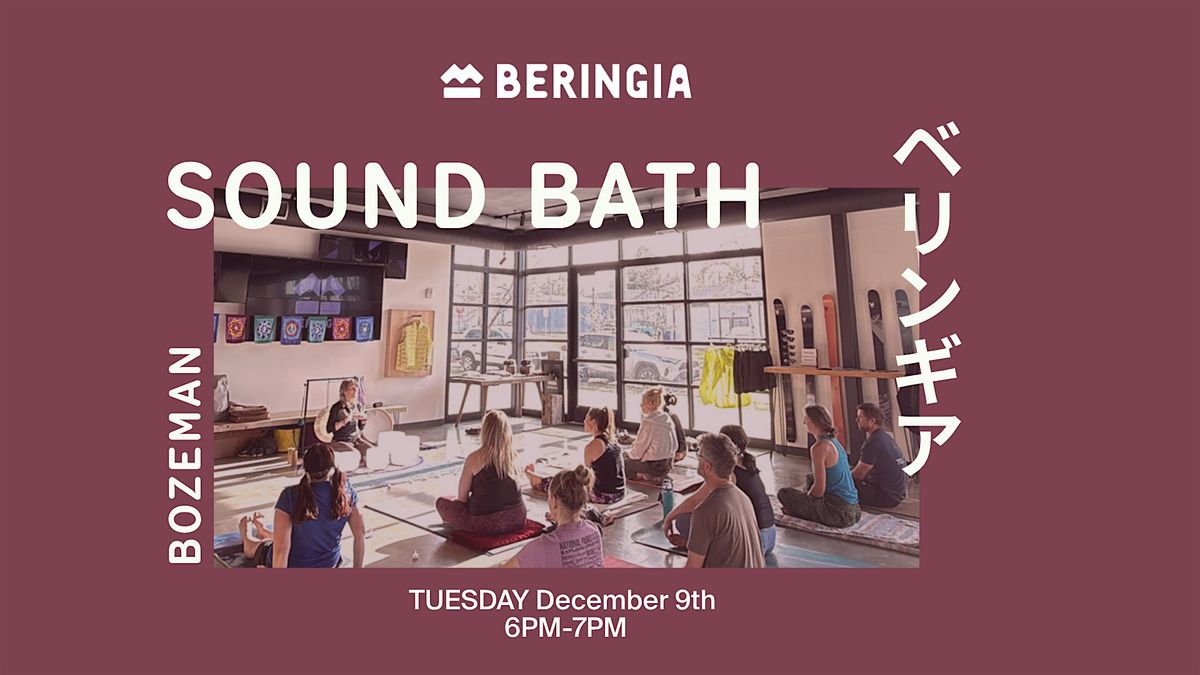 Sound Bath at Beringia House