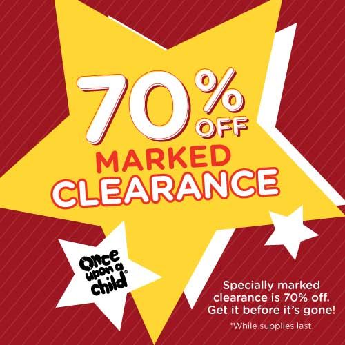 70% OFF Clearance!