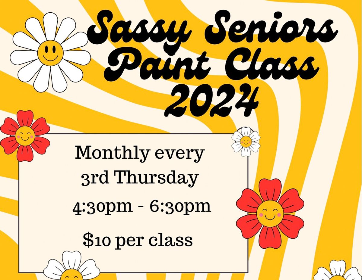 Sassy Seniors Paint Night