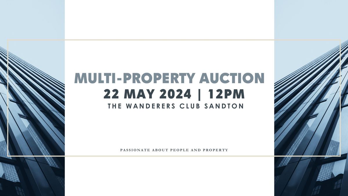  Live Auction Event | The Wanderers Club - 22 May 2024