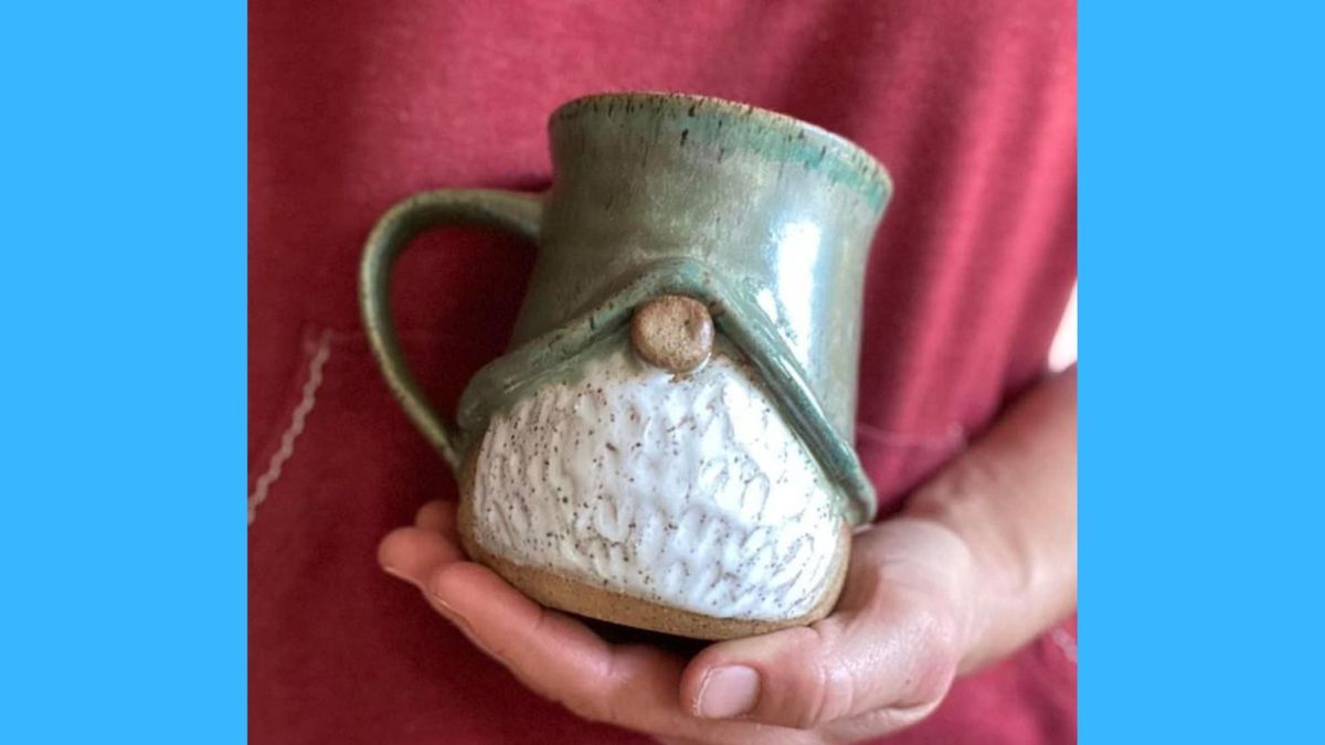 Gnome Mug-Clay Class