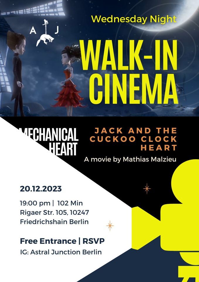 WALK-IN CINEMA EVENING feat. MATHIAS MALZIEU