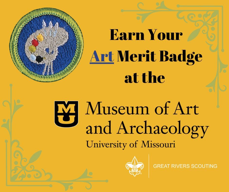 Art Merit Badge at the MU Museum of Art & Archaeology