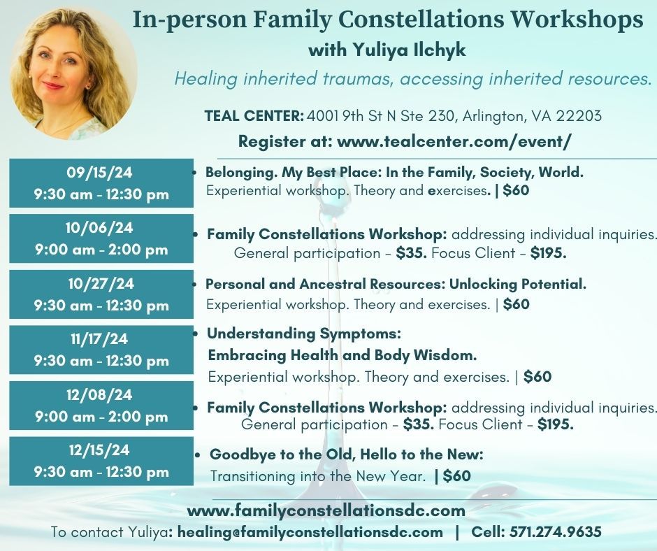 Family Constellations with Yuliya Ilchyk 