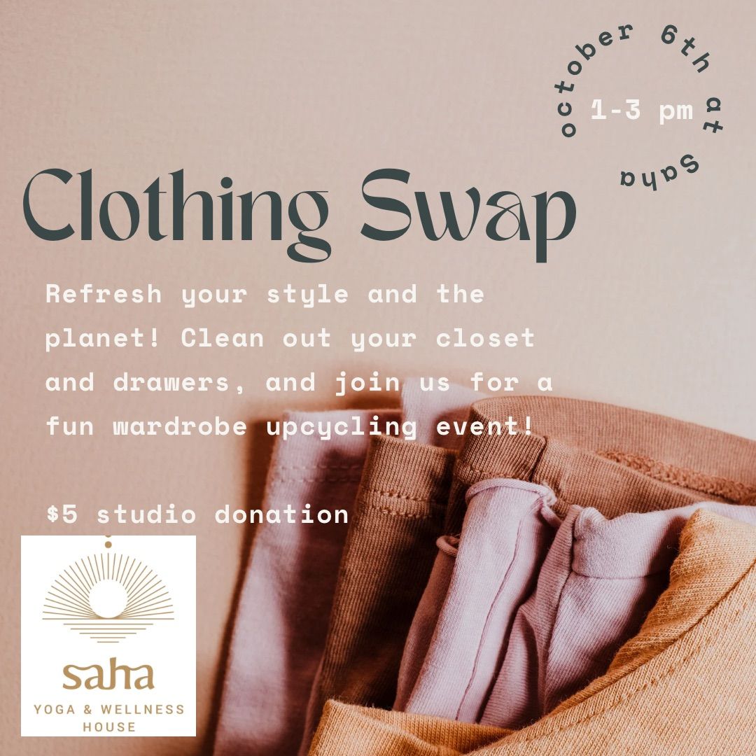 Clothing Swap at Saha 