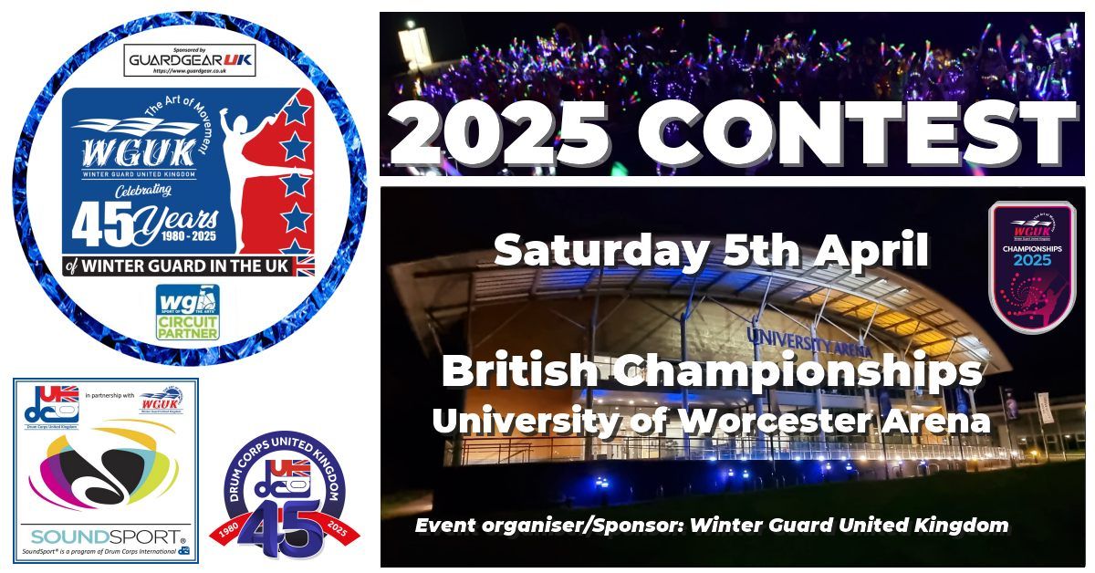 WGUK: British Winter Guard Championships 2025 plus SoundSport Contest