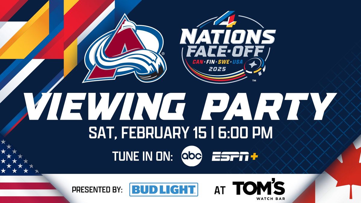 4 Nations Viewing Party, Presented by Bud Light