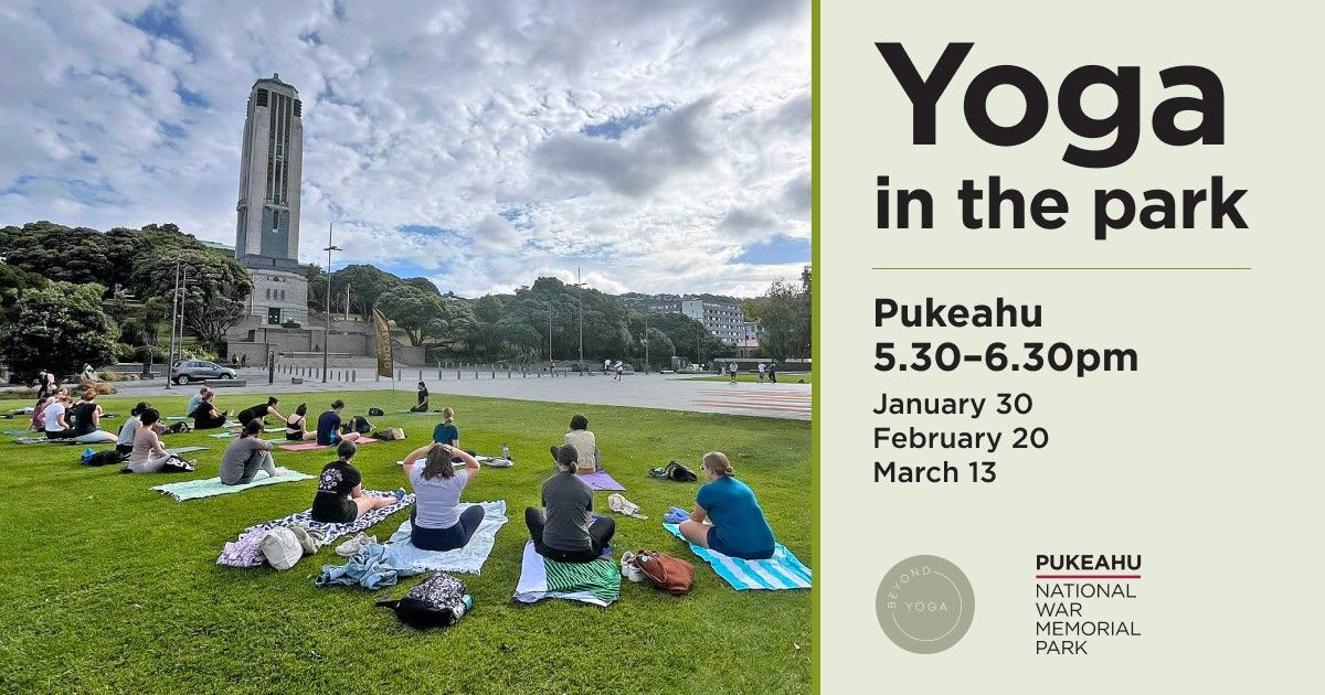 Yoga in the park: Pukeahu