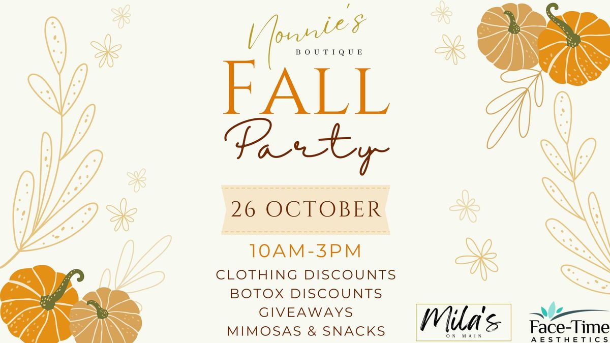 Nonnie's Boutique Fall Party!