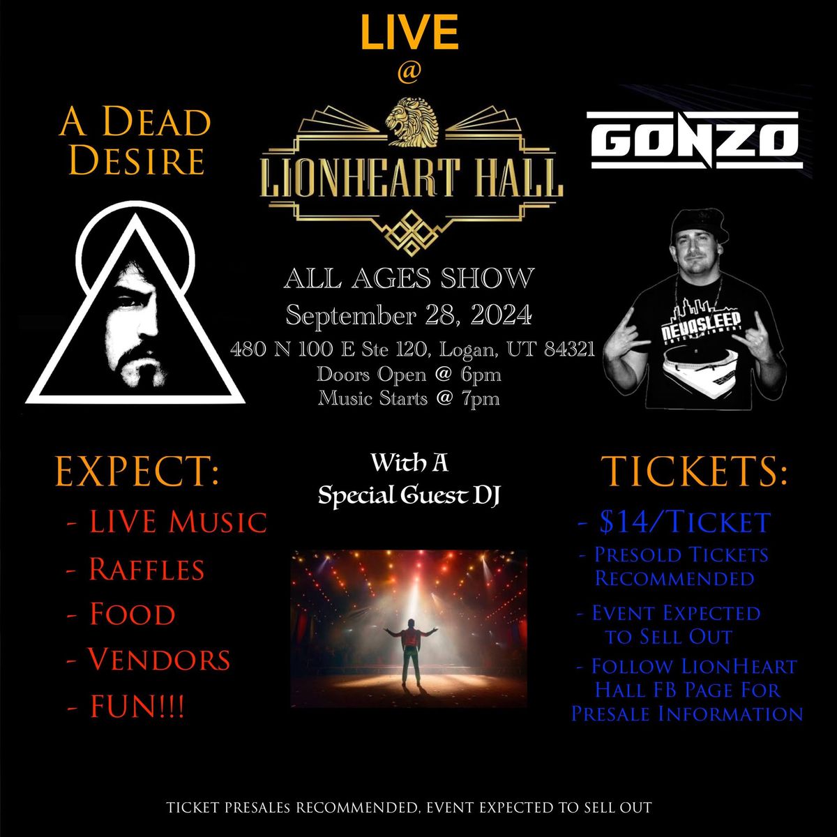 A Dead Desire LIVE with DJ Gonzo