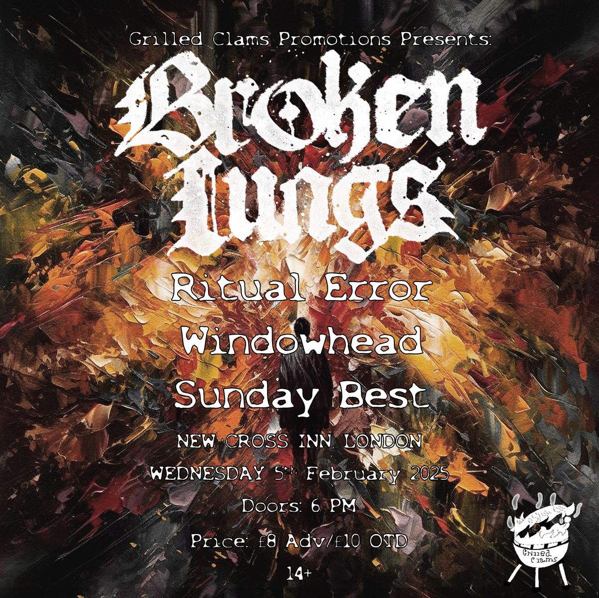 BROKEN LUNGS \/\/ RITUAL ERROR \/\/ WINDOWHEAD \/\/ SUNDAY BEST