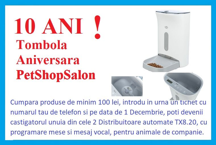 10 Ani ! Tombola Aniversara PetShopSalon