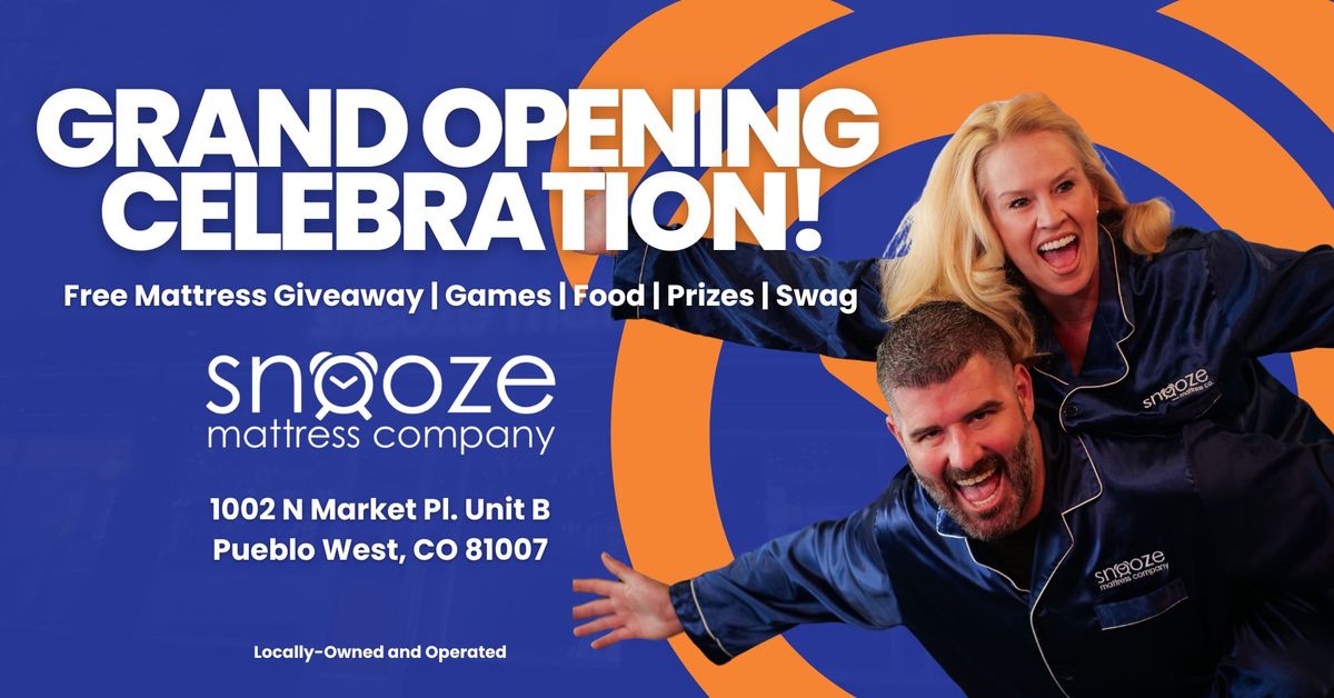 Free Mattress Giveaway - Snooze Mattress Co. Grand Opening