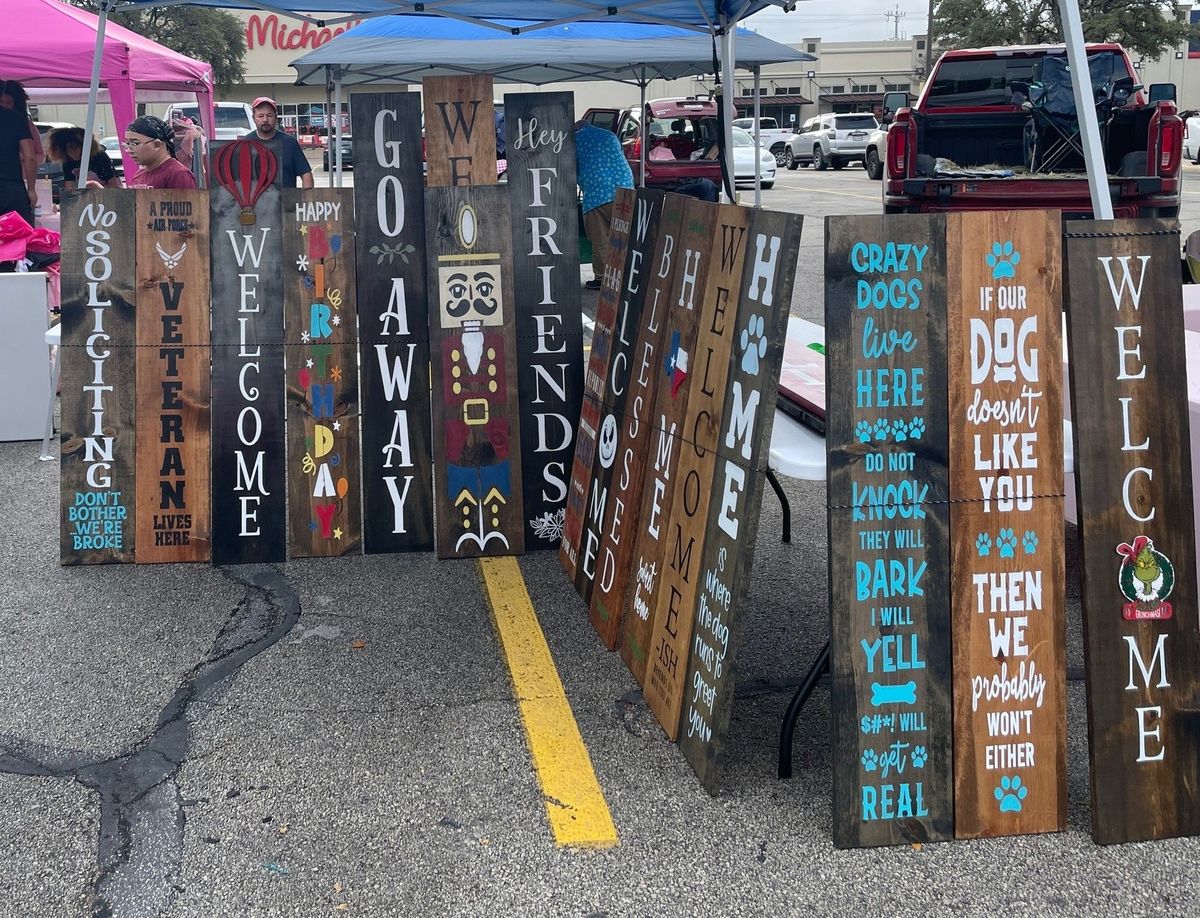 Delia's Porch Signs & More at St.Monica Market Day